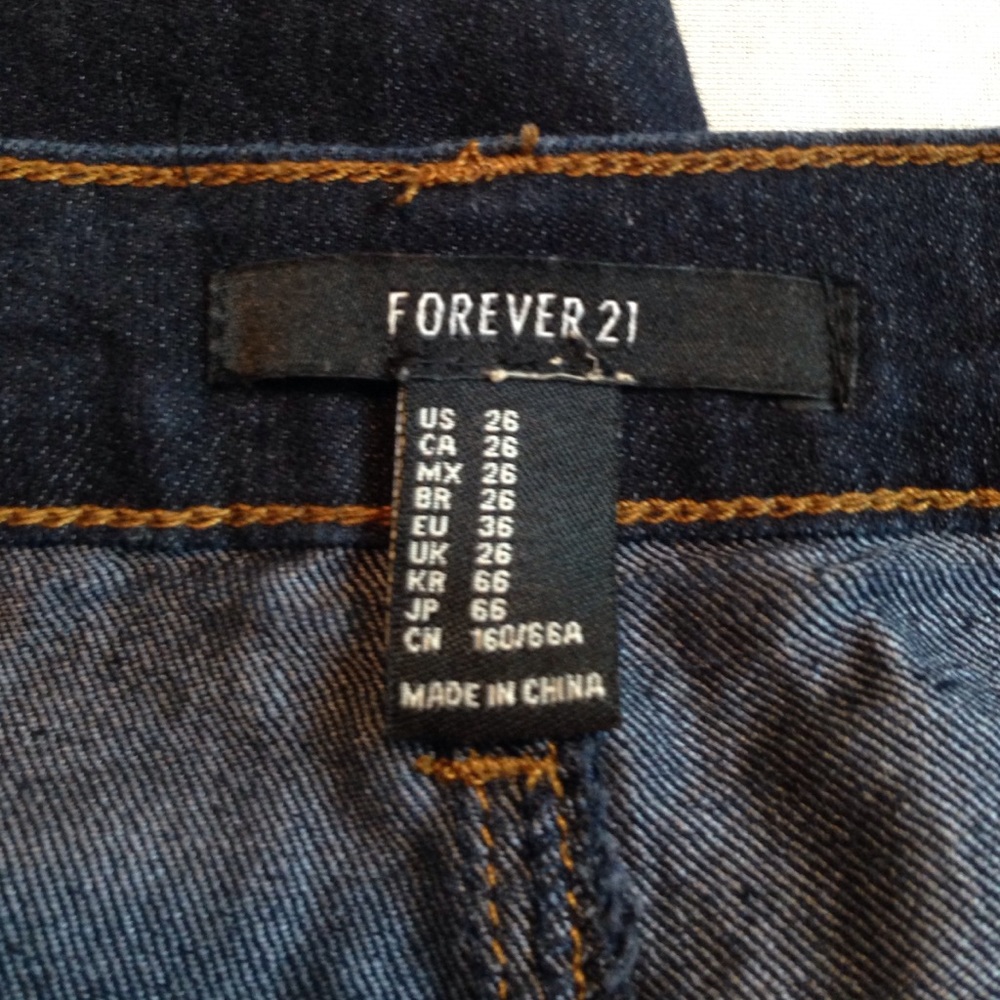 FOREVER 21 BEAUTIFUL SKINNY JEANS STRETCH CONFY